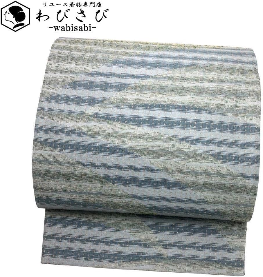 きものヱビス 佐志め織物 さらり八寸 五百機織 いおはた 紙布名古屋帯